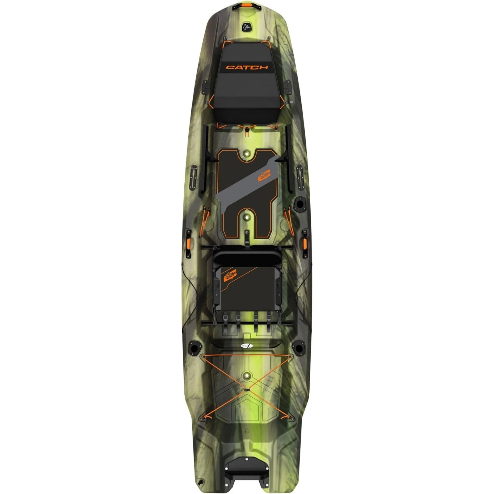 Pelican-Catch-Mode-110-TR-Fishing-Kayak-Angler-Fishin-1-1920x1920 Pelican Catch Mode 110 TR Fishing Kayak - Angler Fishing Kayak with Ergoboost Seating System - Gear Rails -Venom - 10.5 ft - Image 1