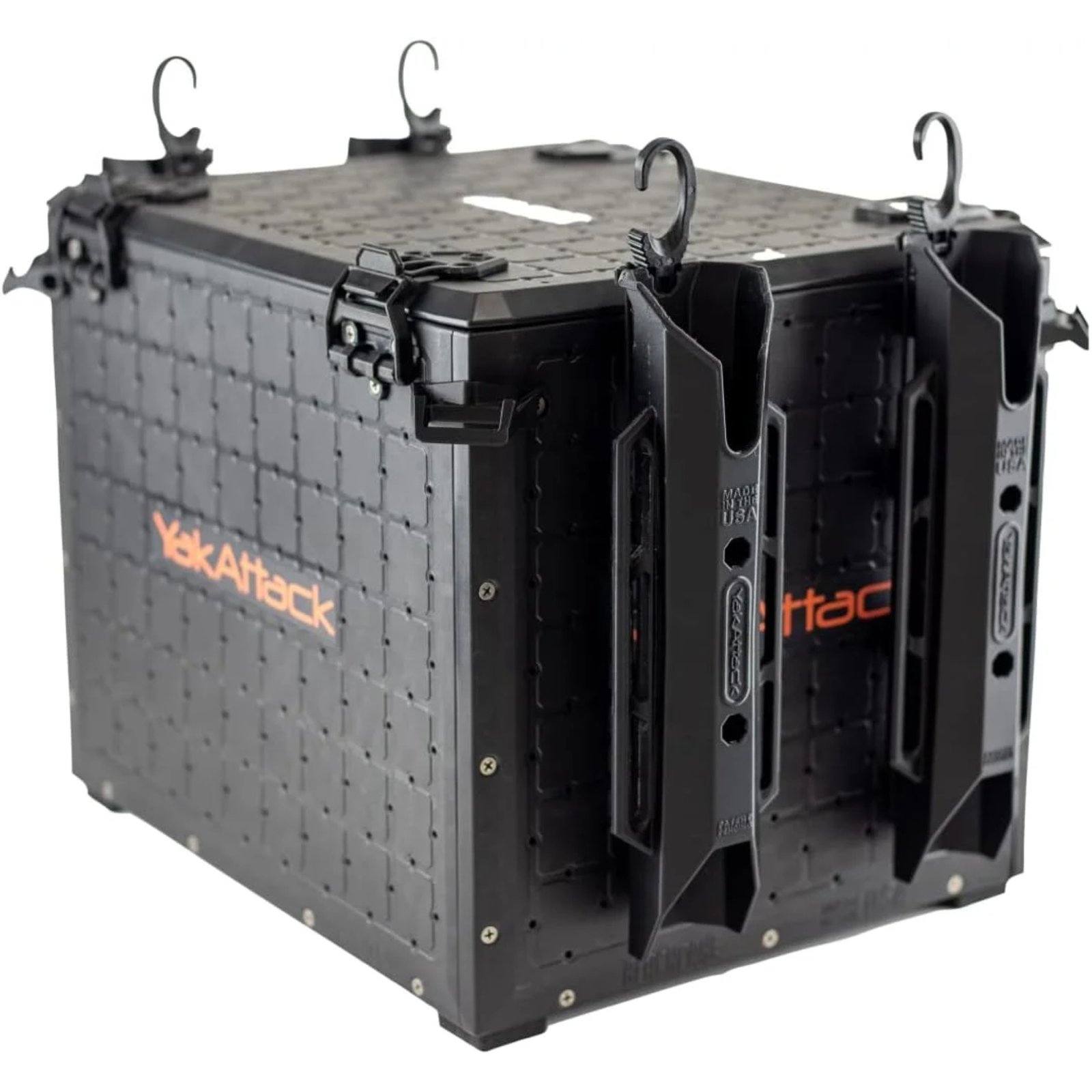 yakattack-blackpak-pro-13x16-black-1-1920x1920 YakAttack BlackPak Pro 13" x 16" Kayak Fishing Crate with 4 Rod Holders - Black | Tackle Storage Box & Gear Organizer for Kayaks | Lightweight, Durable & Customizable Marine Accessory | Made in USA - Image 1